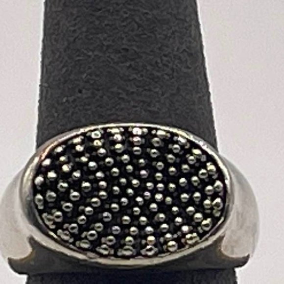 Michael Dawkins - designer wave ring - silver - men or women - size 10 - Picture 5 of 15